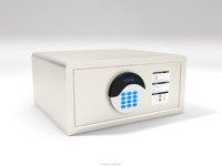 Kotak Brankas Keamanan dengan Kunci Digital Elektronik, Terpasang di Dinding, Tahan Api, untuk Penyimpanan di Rumah, Hotel, Perhiasan, dan Uang Tunai