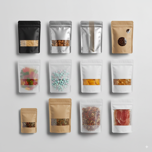 Bao bì in tùy chỉnh Kẹo Bánh quy Thức ăn Bánh quy Túi nhựa đông lạnh - Product Image 1