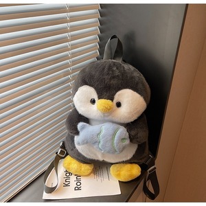 Nuovo Arrivo: Zaino Peluche a Forma di <span class=keywords><strong>Pinguino</strong></span> Morbido e Carino, Borsa Peluche per Bambini, Regalo Perfetto - Product Image 5