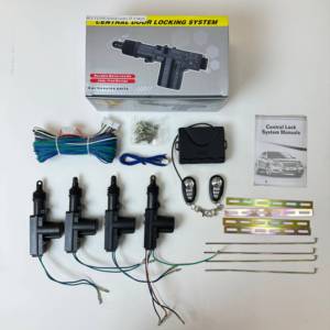 Từ xa để khóa mở khóa hệ thống khóa trung tâm Keyless nhập với 4 thiết bị truyền động 1 Thạc sĩ 12V cửa xe khóa Kit F1 - Product Image 2