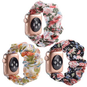 Nuovi Designer Scrunchie <span class=keywords><strong>Watch</strong></span> Band con Fibbia Regolabile Cinghia Elastica Compatibile per <span class=keywords><strong>Apple</strong></span> Orologio - Product Image 3