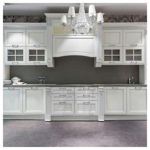 Gabinetes de Cocina <span class=keywords><strong>Prima</strong></span> con Cuerpo de Madera Sólida <span class=keywords><strong>Natural</strong></span> Pintada, Acabado con Pintura Ecológica <span class=keywords><strong>y</strong></span> Encimera de Piedra - Product Image 3