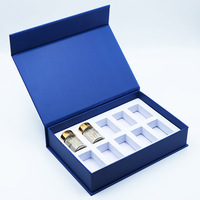 Boîte en carton rigide magnétique avec mousse EVA pour flacons pharmaceutiques de 2 ml, 3 ml, 5 ml, 10 ml, emballage cosmétique