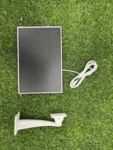 5V năng lượng mặt trời bảng điều khiển sạc không thấm nước di động năng lượng mặt trời bảng điều khiển 6W 10W 12W cho máy ảnh/an ninh không dây Vòng chuông cửa Blink Video CCTV - Product Image 3