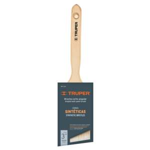 Trupper BRT-3AS pennello in setola sintetica con manico in legno blu 3 'taglio angolato per pittura ad olio acquerello - Product Image 1