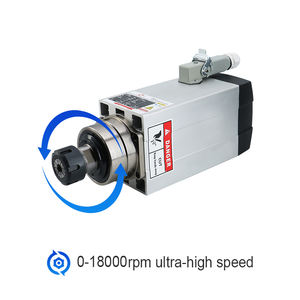 HLTNC GDZ120X103 <span class=keywords><strong>4.5KW</strong></span> ER32 220V 380V 300Hz 18000Rpm מיסב קרמי מנוע ציר קירור אוויר עם HY 5.5KW VFD עבור נתב CNC - Product Image 2