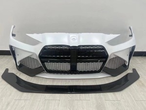 Kit carrosserie pour BMW M4 G82, style AD amélioré, en fibre de carbone, comprenant pare-chocs, jupes latérales, diffuseur, spoiler et capot, état neuf - Product Image 6