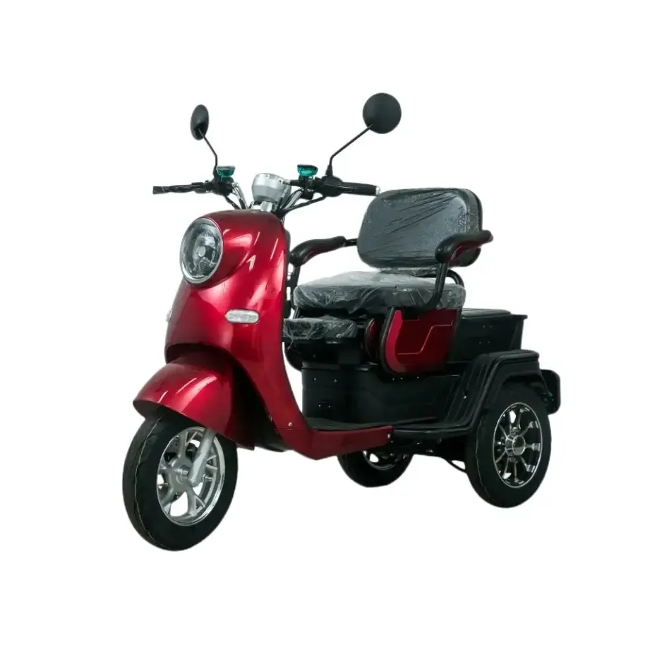 Moto elettrica a tre ruote scooter elettrico con scatola di immagazzinaggio veicolo elettrico