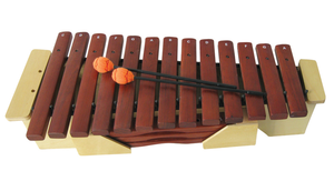 ชุดไซโลโฟน 13 บาร์ รุ่น M13G, ไซโลโฟนโซปราโนไม้ ทนทาน พร้อมไม้ตี 2 อัน และการ์ด<span class=keywords><strong>เพลง</strong></span>สำหรับเด็ก - Product Image 2