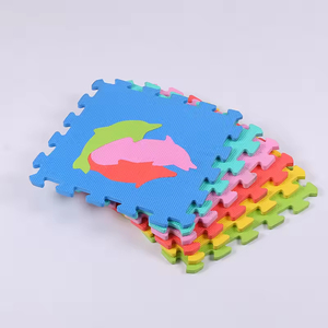 Tapete de juego EVA tipo rompecabezas, baldosas de espuma entrelazadas, tapete suave no tóxico para bebés, tapete para habitación infantil, impermeable y fácil de limpiar - Product Image 5