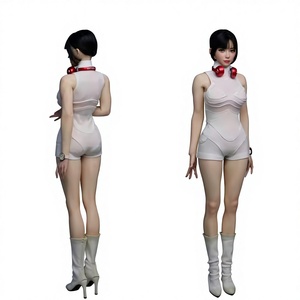 OneSixScale - Traje Deportivo Sexy para <span class=keywords><strong>Mujer</strong></span>, Estilo Techwear, Sin Mangas, Ajustado, <span class=keywords><strong>Disfraz</strong></span> <span class=keywords><strong>de</strong></span> Cosplay, Ropa para Figura <span class=keywords><strong>de</strong></span> Acción - Product Image 1