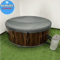 Vente directe d'usine Baignoires SPA gonflables, Durable Pas Cher Bain à remous Bain SPA 72 Pouces Grand Espace SPA Baignoires et Sauna Chambres