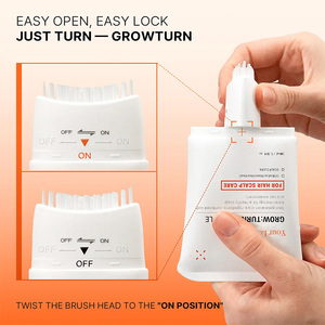 Suero para el Crecimiento del Cabello de Marca Privada 100ml con Cepillo Masajeador para el Cuero Cabelludo, para Engrosar y Fortalecer el Cabello, Venta al Por Mayor - Product Image 4