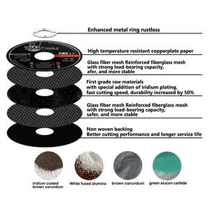 Disco de Corte de Precio Competitivo de China, Disco de Corte de 115 107 125 150 6 Pulgadas para Acero Inoxidable, Metal, Hierro, Herramientas Abrasivas de Fabricación - Product Image 5