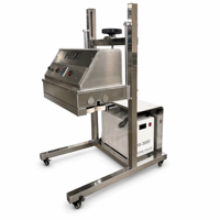 Machine de scellage thermique électrique à grande vitesse pour produits chimiques, en acier inoxydable, équipement de scellage de sacs, système de refroidissement industriel