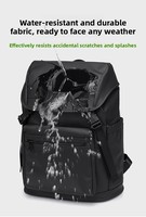 Sac à dos unisexe en jean imperméable pour ordinateur portable, avec bretelles rembourrées, idéal pour les voyages d'affaires et le quotidien, grand format 15 pouces