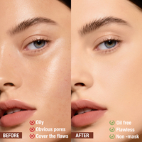 O.TW O.O Vegan Poudre Pressée Mat Maquillage SPF30 + protection Haute Couverture Dissimulée Maquillage Fond de Teint Poudre Fixante