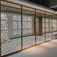 Panneau de séparation en métal découpé au laser moderne, cloison décorative en aluminium, clôture de jardin, finitions sur mesure, art