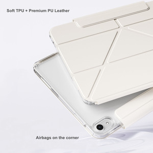 Custodia in Pelle PU Pieghevole a Y per <span class=keywords><strong>iPad</strong></span> <span class=keywords><strong>Air</strong></span> 4a Generazione/5a e <span class=keywords><strong>Air</strong></span> 11"(M2/M3, 2024/2025) con Porta Penna Staccabile - Product Image 3