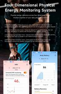 2026 DS500 Screenless <b>Smart</b> <b>Bracelet</b> Body Temperature Heart Rate Sleep Monitoring Health Fitness Tracker Sport <b>Smart</b> Band - Product Image 6