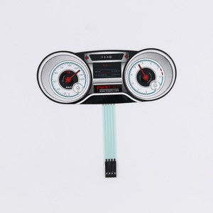 Thông minh thiết bị điện tử Trung Quốc nhà máy tùy chỉnh 3 key 2 nút màng chuyển đổi với LED <span class=keywords><strong>Poly</strong></span> <span class=keywords><strong>Dome</strong></span> bàn phím nút màng chuyển đổi bàn phím - Product Image 2