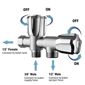 BA2102 KIT COMPLET HYGIENE DOUCHETTE ABS <span class=keywords><strong>WC</strong></span> JAPONAIS BIDET - Product Image 3