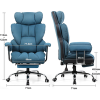 Chaise de jeu de style populaire, chaise PC OEM, siège pivotant avec réglage de la hauteur pour espace de jeu en appartement