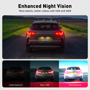 Caméra embarquée A3 5G Wifi avant et arrière 4K avec GPS, nouvelle caméra de tableau de bord pour voiture, carte SD 256 Go - Product Image 5