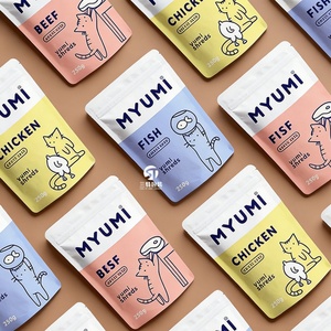 ถุงบรรจุภัณฑ์อาหารสัตว์เลี้ยงแบบตั้งได้ พิมพ์ลายตามสั่ง ใช้ซ้ำได้ ทนความร้อน เกรดอาหาร บรรจุอาหารสัตว์เลี้ยง  วัสดุอลูมิเนียมฟอยล์ ซิปล็อค พลาสติกลามิเนต สำหรับอาหารสุนัข - Product Image 2