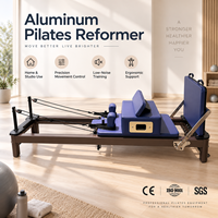 Acorncore Reformer de Pilates portable en aluminium robuste et réglable pour le renforcement du tronc, pliable, en promotion