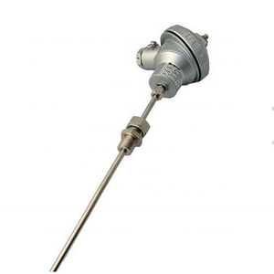 4-20mA High Temperature <strong>Armored</strong> Temperature Sensor <strong>Thermocouple</strong> <strong>Pt100</strong> Rtd With Single Thread - Product Image 2