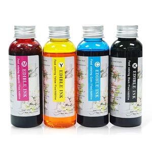 Recharge d'encre comestible EVEBOT pour imprimante à café — Encre alimentaire 4 couleurs pour l'art latte et l'impression sur gâteaux, flacon de 100 ml - Product Image 6