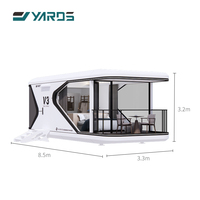Fournisseur de haute qualité, maison miniature de plein air, glamping, camping intelligent, durée de vie ultra longue