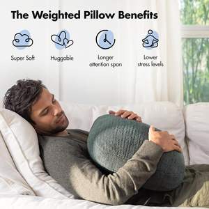 Fabrika toptan ağırlıklı vücut yastığı kış sıcak ağır duyusal yastık stres giderici için - Product Image 6