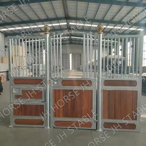 Sang trọng Châu Âu ngựa chuồng Mặt trận 12ft, 14ft, 3.5m, 4M kích thước khác nhau tùy chọn tre infill nhúng nóng khung thép mạ kẽm - Product Image 2