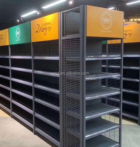 رف عرض معدني قابل للتخصيص للسوبر ماركت ومستحضرات التجميل مع تصميم عصري وتخزين خفيف الوزن - Product Image 1