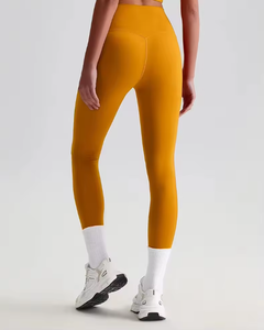 Leggings de Yoga de Cintura Alta y Color Sólido, Pantalones Deportivos para Mujer con Cintura Elástica Sin Costuras - Product Image 3