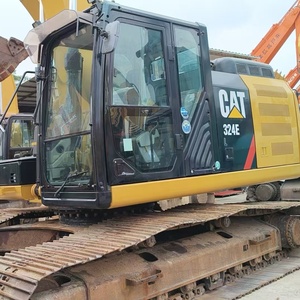 CAT 324E L Excavator Used Heavy Equipment Yellow Black Track <b>Machine</b> - Product Image 3