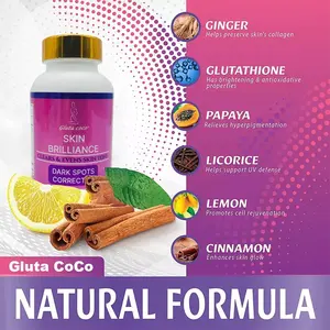 Clareamento Suplemento Glutatião Pílulas Glutationa Melhor Pele Clareamento Pílulas Softgels Cápsulas