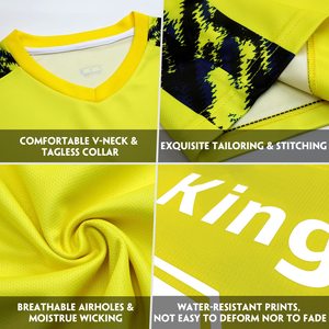 Tùy Chỉnh Thủ Môn Jersey Độn Bóng Đá Thủ Môn Áo Sơ Mi Thủ Môn Kit Cá Nhân Cho Bé Trai Thanh Niên Người Lớn Với Tên Số - Product Image 5