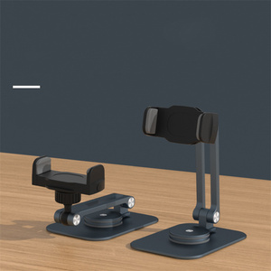 Soporte Ergonómico Giratorio 360° de Aluminio para Teléfono Celular, Manos Libres, Plegable, con Abrazadera de Escritorio para Videoconferencias y Transmisiones en Vivo - Product Image 5