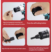 Perceuse à percussion sans fil 18V sans balais et visseuse, mini-perceuse à percussion avec mandrin auto-serrant 10mm, outil électrique DIY