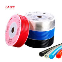 Tuyau pneumatique flexible en PU, tubes en plastique 4/6/8/10/12/14/16 et transparents, orange, bleu, noir, carton fourni