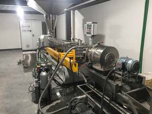 PLC TPE POE EVA TPR 신발 밑창 소재 과립 트윈 스크류 압출 기계 중국 공급 업체 - Product Image 5