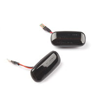 Feux de position latéraux avant à LED ambre pour A3 A4 A6 C6, clignotants latéraux séquentiels à LED Canbus, couleur ambre fumée