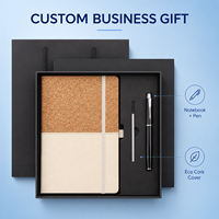 Coffret cadeau de carnet de notes écologique pour entreprise, carnet A5 avec logo personnalisé, cadeau promotionnel de bureau OEM pour entreprise