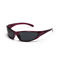 Lunettes de soleil Y2K argentées de haute qualité avec des verres colorés, style futuriste et tendance, lunettes d'influenceur