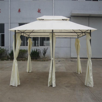 Kiosque de jardin en plein air 3*4 patio restaurant gazebo avec auvent