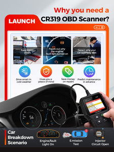 เครื่องสแกน OBD2 รุ่น LAUNCH CR319 - Product Image 2