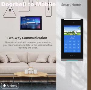 Sistema de Intercomunicación Inalámbrico con <span class=keywords><strong>Videoportero</strong></span>, Sistema de Entrada por IP WiFi para Exteriores, Compatible con Apartamentos Grandes - Product Image 3